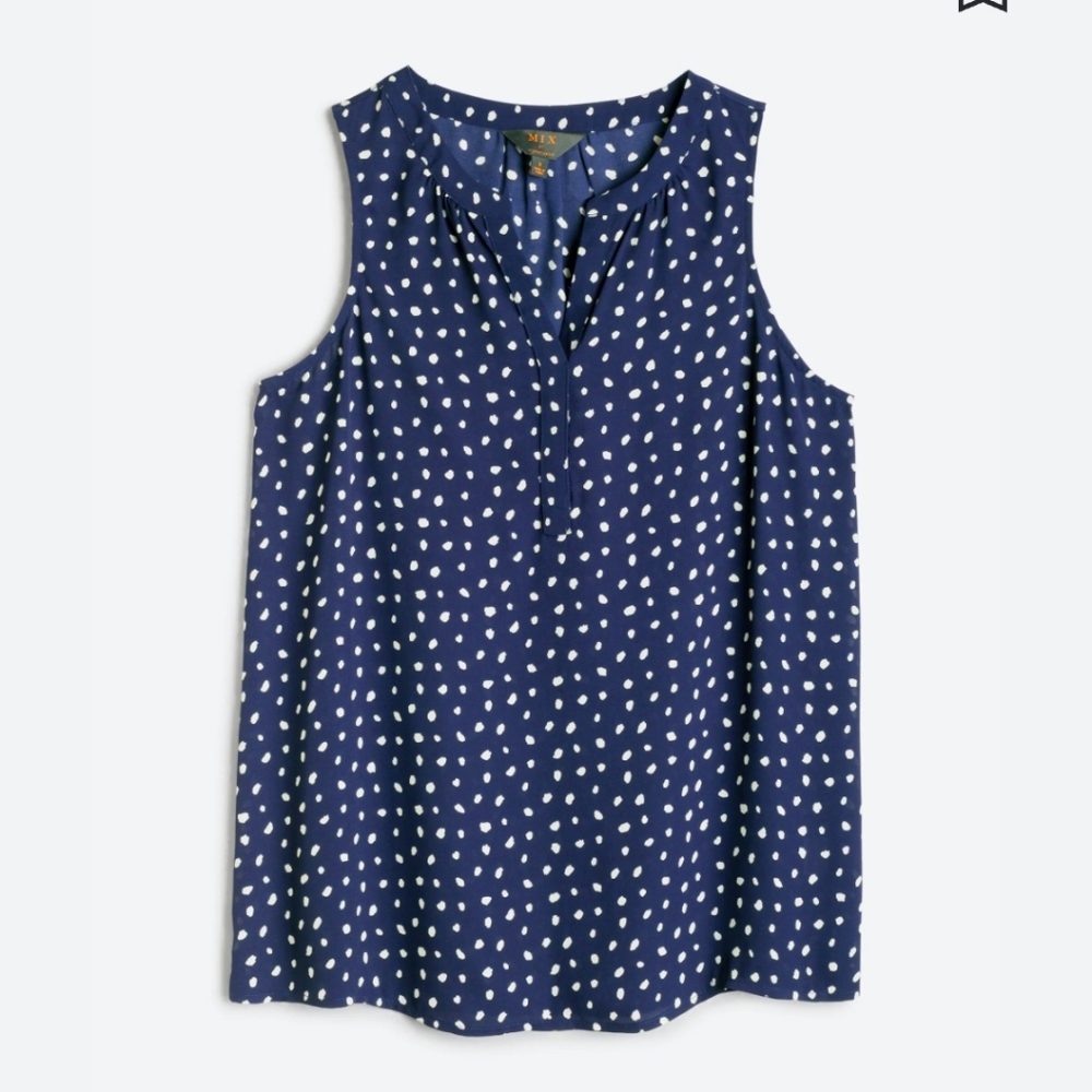 MIX BY 41 HAWTHORNMclean Split Neck Sleeveless Blouse